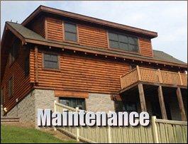  Seco, Kentucky Log Home Maintenance
