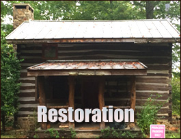 Historic Log Cabin Restoration  Seco, Kentucky